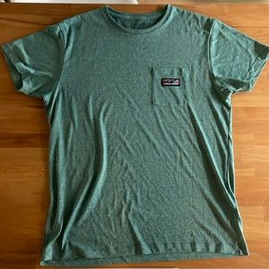 Patagonia activewear pocket t-shirt in teal